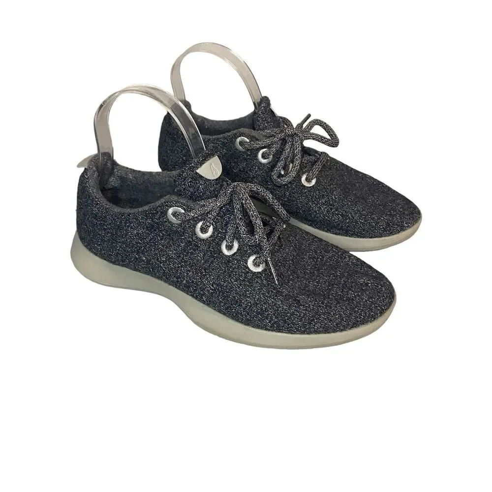 Allbirds Natural Gray  Sole Merino Wool Runners Sneakers Women's Size 9 Preppy‎